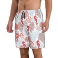thumbnail image 2 of Fotbe Tropical Corals Seahorse Trajes de Baño Estampados para Hombre, Shorts de Verano de Secado Rápido, Ropa de Playa, Bañadores-Medium, 2 of 6