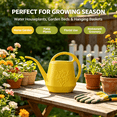 thumbnail image 3 of Large Capacity Watering Can Outdoor,1 Gallon Watering Can with Comfortable Handle Indoor Plant Watering Can Garden Plastic Watering Cans Long Spout for Indoor Outdoor Watering Plants(Yellow), 3 of 8