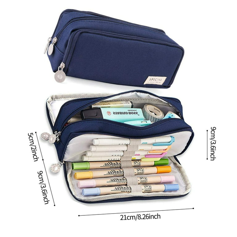 Large Stationery Pencil Case, Large Capacity Pencil Pouch