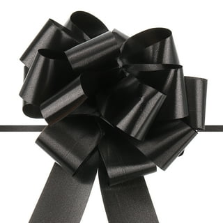 Black Pull Bows-Black Gift Bow-Black Bow-Black Ribbon – Hallons