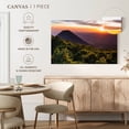 thumbnail image 5 of Elephant Stock Cerro Verde Volcano Wall Art - Horizontal Canvas Wall Art - Living Room Wall Decor - Places Canvas - Green And Purple Decor - 12" x 8", 5 of 8