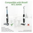 thumbnail image 4 of 3649A Replacement Parts Compatible with Bissell Crosswave HF3 3649A Cordless Wet/Dry Vacuum Cleaner - 1 Main Brush Roller and 2 Hepa Filters and 2 Sponges, 4 of 6