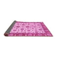 thumbnail image 2 of Ahgly Company Indoor Square Oriental Pink Traditional Area Rugs, 6' Square, 2 of 4