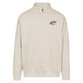 thumbnail image 2 of Men's Levelwear Khaki San Diego Padres Murray Core Logo Quarter-Zip Pullover Top, 2 of 3