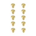 thumbnail image 1 of Elegant Decor KB2002-GD-10PK Bouton Champignon Multipack 1,2 Po. Dia. Cadon, Or Brossé - Lot de 10, 1 of 3