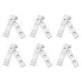 thumbnail image 3 of EeaseCA 6pcs Door Window Hinges Rotating Hidden Hinges Stainless Steel Hinges for Home, 3 of 8