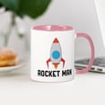 thumbnail image 3 of CafePress - Rocket Man - 11 oz Ceramic Mug - Novelty Coffee Tea Cup, 3 of 4