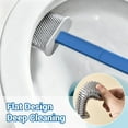 thumbnail image 4 of ABPETE Toilet Brush Set, Bathroom Accessories, Toilet Bowl Cleaners, Deep Cleansing Multifunctional Hanging Toilet Brush Set for Bathroom(Bule), 4 of 18