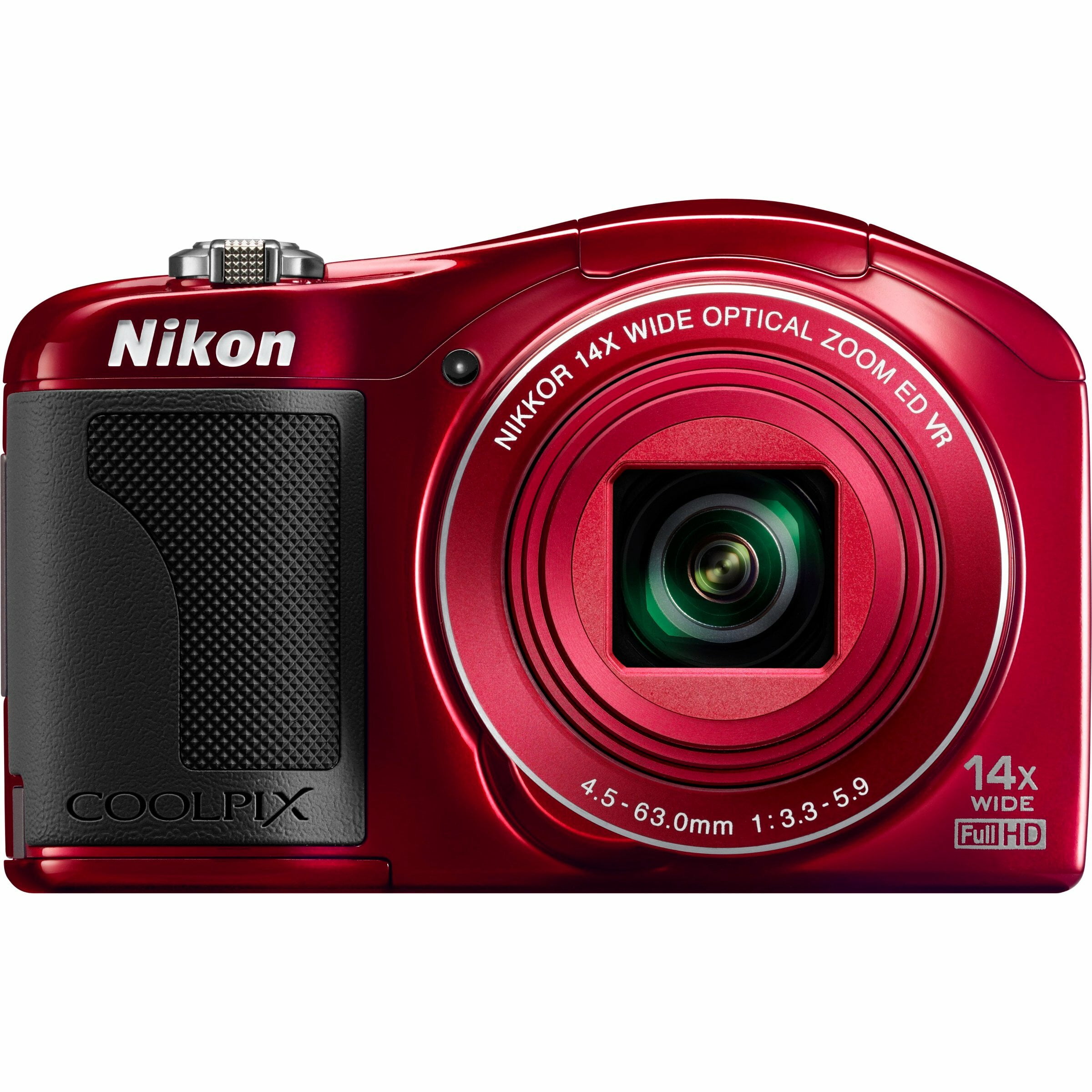 Nikon Coolpix L610 16 Megapixel Compact Camera, Red