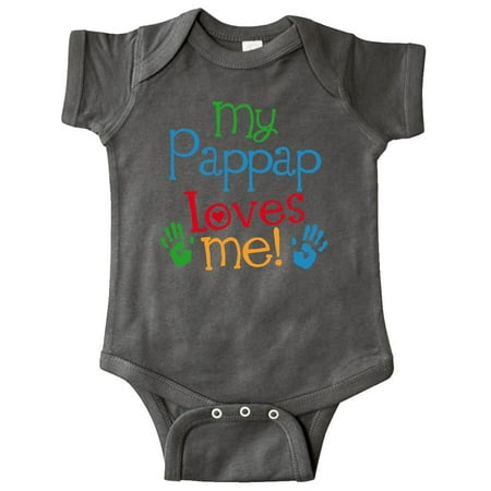 

Inktastic My Pappap Loves Me Gift Gift Baby Boy or Baby Girl Bodysuit