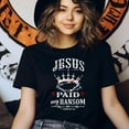 thumbnail image 3 of Jesus Paid My Ransom Shirt – Crown of Thorns Christian Bible Verse Tee, Natural, Size 3XL, 3 of 6