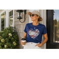 thumbnail image 4 of KimSoong Women Baseball Shirts Baseball Mom T-shirt Baseball Heart Graphic Tee Game Day Gifts Funny Short Sleeve Tops,L, 4 of 17