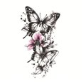 thumbnail image 1 of Personality Butterfly Tattoo Stickers Temporary Tattoo Sticker Waterproof Tattoo Stickers Colorful Lifelike Temporary Full Arm Tattoo Sticker Daily, 1 of 1