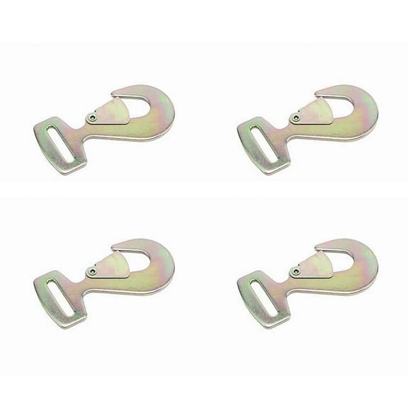 2" Flat Snap Hook - 4 Pack