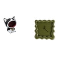 thumbnail image 1 of Estatua de gato con forma de cuenco para llaves, reloj de pared, estatua de escritorio de resina, sin , adorno cuadrado silencioso, adecuado par, 1 of 8