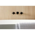 thumbnail image 3 of Kingston Brass KS5020RX Belknap Two-Handle Wall Mount Roman Tub Faucet, Matte Black, 3 of 7