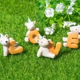 thumbnail image 3 of LEEYNEER 6 Pcs Fake Grass Mini Grasses Lawn Compact Grass Pad Mini Lawn Square Multifunction Pvc, 3 of 6