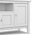thumbnail image 5 of Simpli Home Warm Shaker 72 inch Wide Solid Wood TV Stand in White For TVs up to 80 inches, 5 of 12