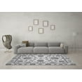 thumbnail image 3 of Ahgly Company Indoor Square Oriental Gray Modern Area Rugs, 4' Square, 3 of 4