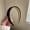 Black, variant on Helii Women's Solid Color Wide Headband Soft Non-Slip Elastic Hairband Versatile Daily Hair Accessory