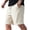 Beige -BM25, variant on Inglocry Men's Corduroy Shorts Casual Elastic Waist Drawstring Summer Beach Vacation Shorts with Pockets 2026 Black XL