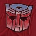 thumbnail image 2 of Transformers Vintage Autobot Logo Women's T Shirt, Cardinal, Medium, 2 of 6