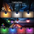 thumbnail image 2 of Farol de camping Lepro LED recargable 7 modos blanco y RGB 2P, 2 of 7
