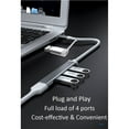 thumbnail image 4 of axGear USB-C Type C to USB 3.0 4 Port Hub USB Adapter USB-C Aluminum Slim Thunderbolt USB, 4 of 5
