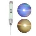thumbnail image 3 of Dual Light LED Ear Cleaning Pen with 4 Tips and Magnifying Lens - Light Green, 3 of 5