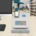 thumbnail image 4 of Electronic Cash Register Pos System Supermarket Bar Retail Shop with Cash Drawer White, 4 of 16