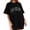 Black, variant on Graphic Tees for Women T-Shirt for Women Casual Short Sleeve Tunic Top Modern Blouse Style for Everyday Wear on Platforms Black M