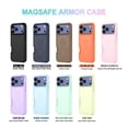 thumbnail image 6 of Allytechgroup for iPhone 16 Plus Back Cover Case Magnetic Shock-Resistant Anti-Scratch Support Wireless Charging Non-Slip Protection Shockproof Bumper for Women Men, Cherrypink, 6 of 6