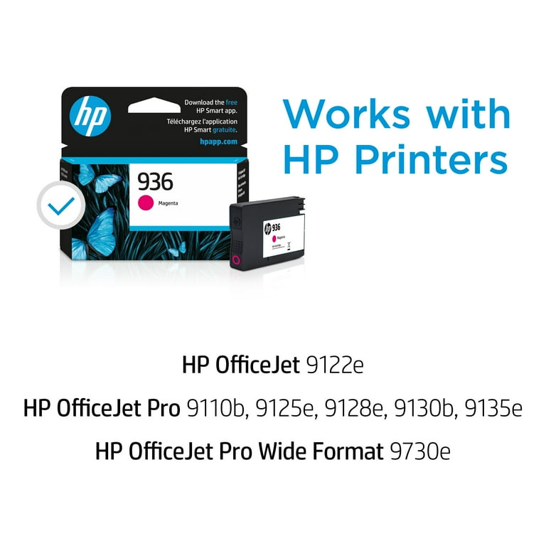HP 936 Magenta Original Ink Cartridge, ~800 pages, 4S6V0LN