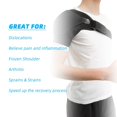 thumbnail image 3 of Injury Recovery Compression Support Sleeve Shoulder Brace, Sleeve Wrap for Shoulder Stability, for Torn Rotator Cuff, Dislocation, Tendonitis, Sprain, Arthritis, Pain Relief,, 3 of 5