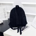 thumbnail image 2 of Sonducket de pana contenedor multiusos Universal mujeres hombres Color sólido estudiante mochilas accesorios de ropa bolsas de almacenamiento Mochilas Negro, 2 of 6