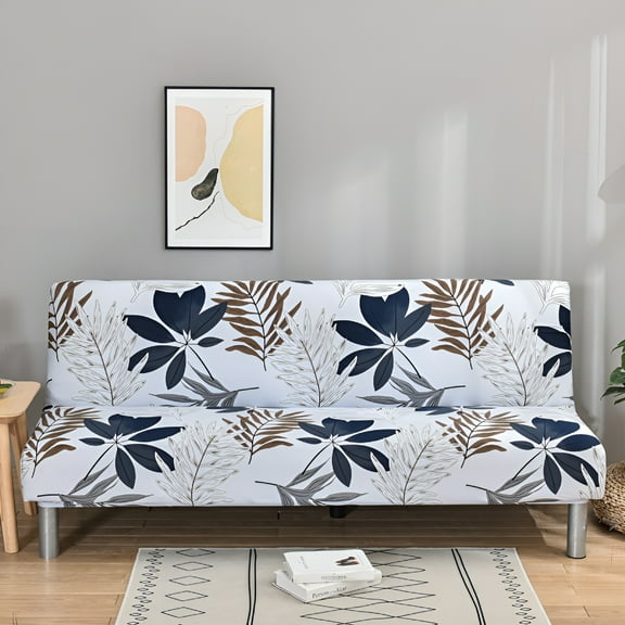 AUQ Stretch Non-Slip Polyester Spandex Futon Sofa Bed Slipcover