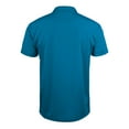 thumbnail image 3 of Men's Cutter & Buck  Aqua Buffalo Bisons  Clique Spin Eco Performance Pique Polo, 3 of 3