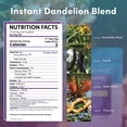 thumbnail image 2 of Teeccino Instant Organic Dandelion Blend – 33 servings – Gluten Free Instant Microground Herbal Coffee with Chicory & Dandelion Roots – 3.5 ounces, 2 of 5