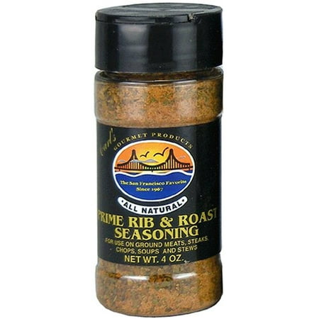 Carl's Gourmet All Natural Prime Rib & Roast Seasoning and Meat Rubs 4 (Best Spices For Prime Rib Roast)