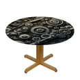 thumbnail image 3 of PIKWEEK  Round Tablecloth,Steampunk Gear Wheels Colored Indoor &amp; Outdoor Table Cover for Christmas, Thanksgiving, Event, 3 of 7