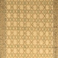 thumbnail image 1 of Ahgly Company Indoor Square Abstract Brown Modern Area Rugs, 5' Square, 1 of 4
