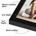 thumbnail image 7 of Americanflat 6x8 Picture Frame with Shatter-Resistant Glass Streamline Collection Thin Border Photo - Black, 7 of 7