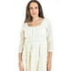 thumbnail image 4 of Vestido bordado tipo eyelet Roman Fashion /Juvenil, 111 (Beige) beige G, 4 of 4