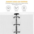 thumbnail image 4 of WynBing 4 Sets Mini Loose-leaf Notebook Creative Transparent Buckle Loose-leaf Notepad Diy Scrapbook Lovely Notepad, 4 of 6