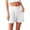 White, variant on Running Shorts Womens with Pockets Casual Solid Color Pleated Hot Pants Lounge High Waist Athletic Hotpants Summer Yoga Gym Cotton Linen Shorts Elastic Waist Tracksuit Bottoms
