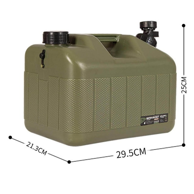 pitrice Water Storage Tank Water Canteens Water Container with Faucet for Emergency