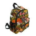 thumbnail image 2 of FORMRS School Backpack with Front Zippered Pocket 12" Student Travel Daypack, Vibrant Mushroom, 2 of 6