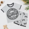 thumbnail image 2 of NOLDARES Toddler Baby Boy Summer Clothes Set Dinosaur Letter Print Tee Cotton Shorts Outfit 1T 2T 3T 4T Blazer,7-8 Y, 2 of 6