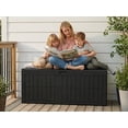 thumbnail image 3 of 220 Gallon Outdoor Storage Box, Lockable Deck Boxes Waterproof, Storage Cabints with lids for Patio Furniture, Outdoor Cushions and Garden Tools (220 Gallon, Black), 3 of 7