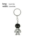 thumbnail image 4 of serony 10pcs Astronaut Key Chain Bag Creatively Cars Gear Keys Pendants Motorcycle Fashionable Removing Decorate Accessories Silvery Large, 4 of 8